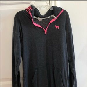PINK victoria secret quarter zip